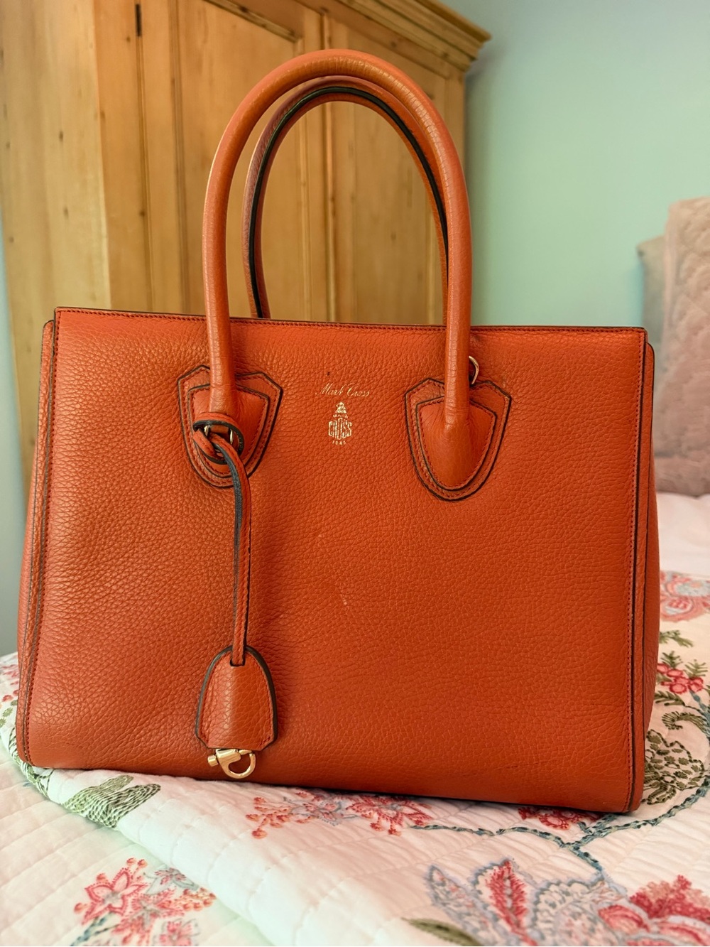 Mark Cross Top Handle Purse